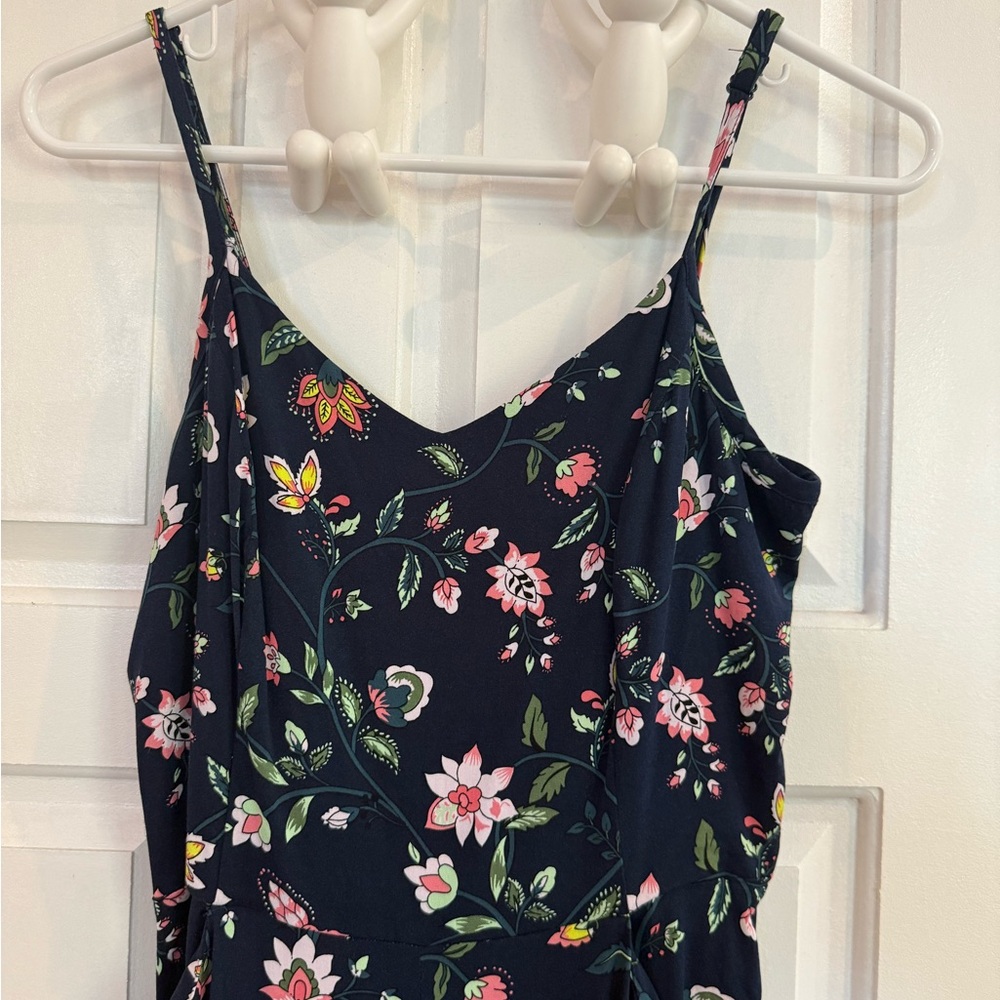 Market & Spruce Navy Floral Dress
